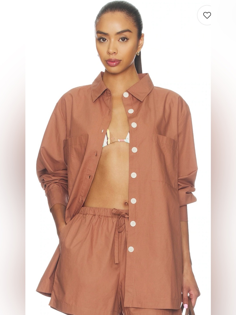 NWT Vitamin A Button-Front Shirt